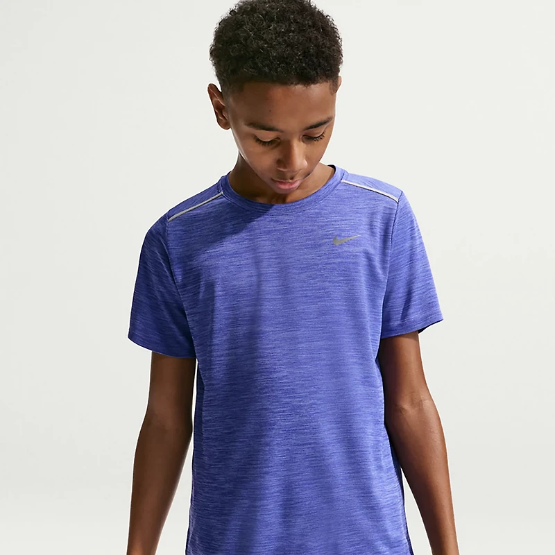 Nike Boys' Dri-FIT Miler Short Sleeve T-shirt