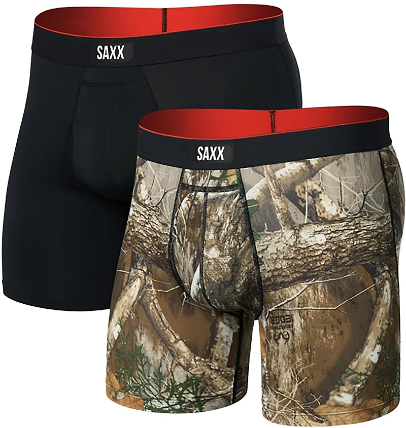 Saxx Men's Multi-Sport Mesh Boxer Briefs 2-Pack