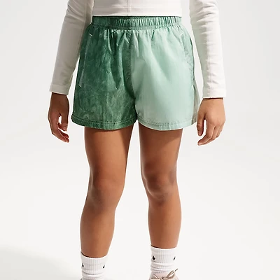 Nike Girls' Sportswear Club Woven Graphic Shorts