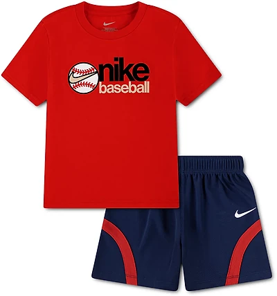 Nike Toddler Boys' Baseball Graphic T-shirt and Shorts Set