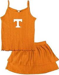 Two Feet Ahead Toddler Girls' University of Tennessee Pointelle Tank and Layered Skort Set