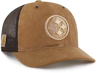 '47 Pittsburgh Steelers Carhartt Garment Dyed Trucker Cap