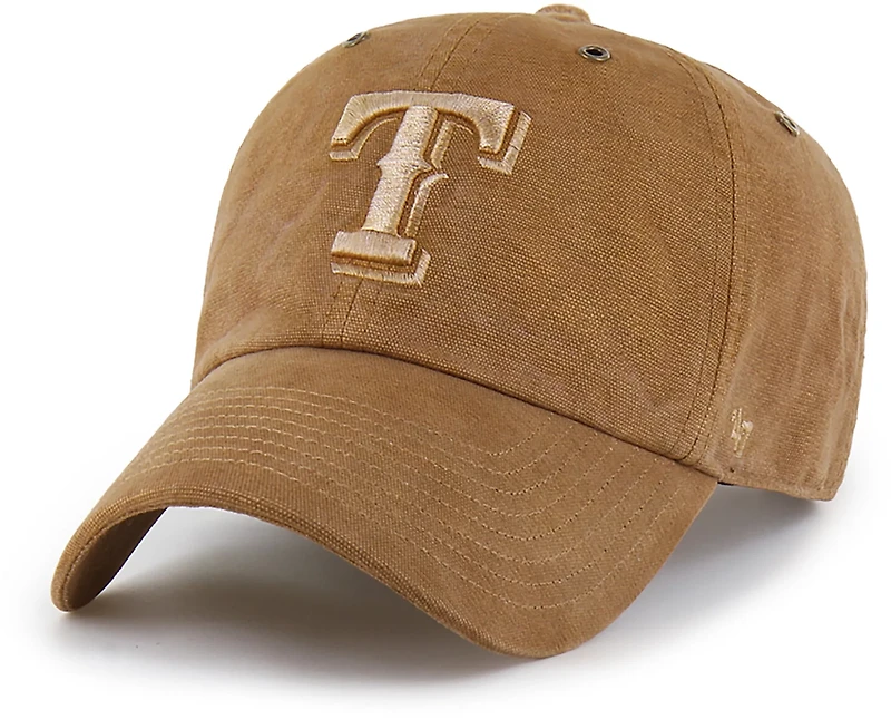 '47 Texas Rangers Carhartt Garment Dyed Canvas Clean Up Cap