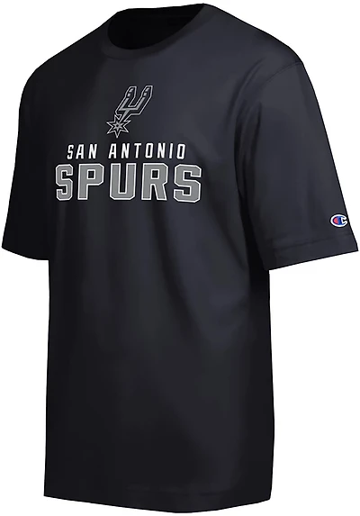 Champion Men's San Antonio Spurs Basic Logo All Star Short Sleeve T-shirt