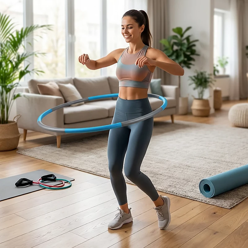 Ironbody 2.5 lb Weighted Exercise Fitness Hula Hoop