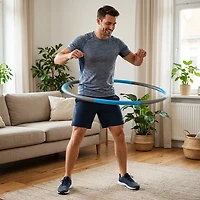Ironbody 2.5 lb Weighted Exercise Fitness Hula Hoop