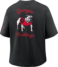 Nike Women's University of Georgia Legacy Pocket Boxy T-shirt