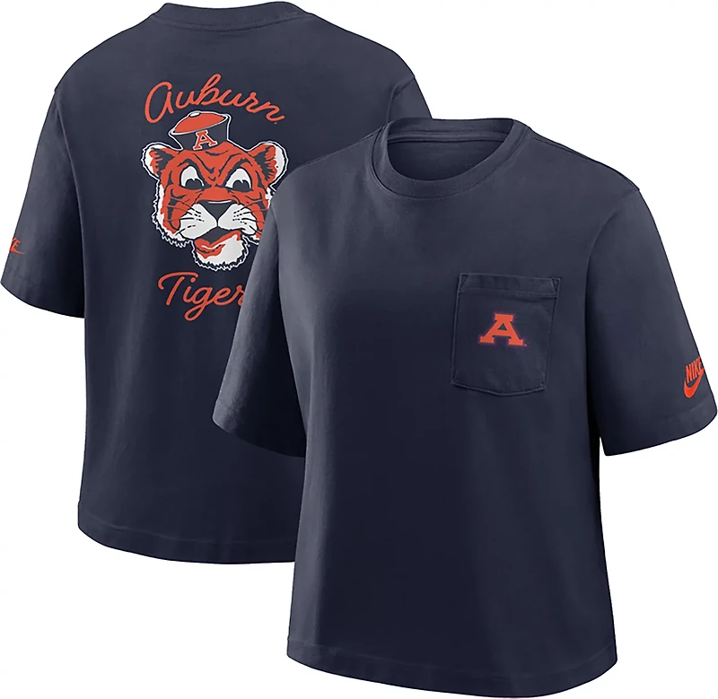 Nike Women's Auburn University Legacy Pocket Boxy T-shirt