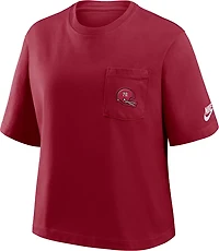Nike Women's University of Alabama Legacy Pocket Boxy T-shirt