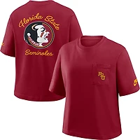 Nike Women's Florida State University Legacy Pocket Boxy T-shirt