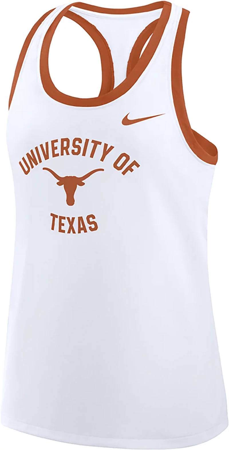 Nike Women's University of Texas School Arch Racerback Tank Top
