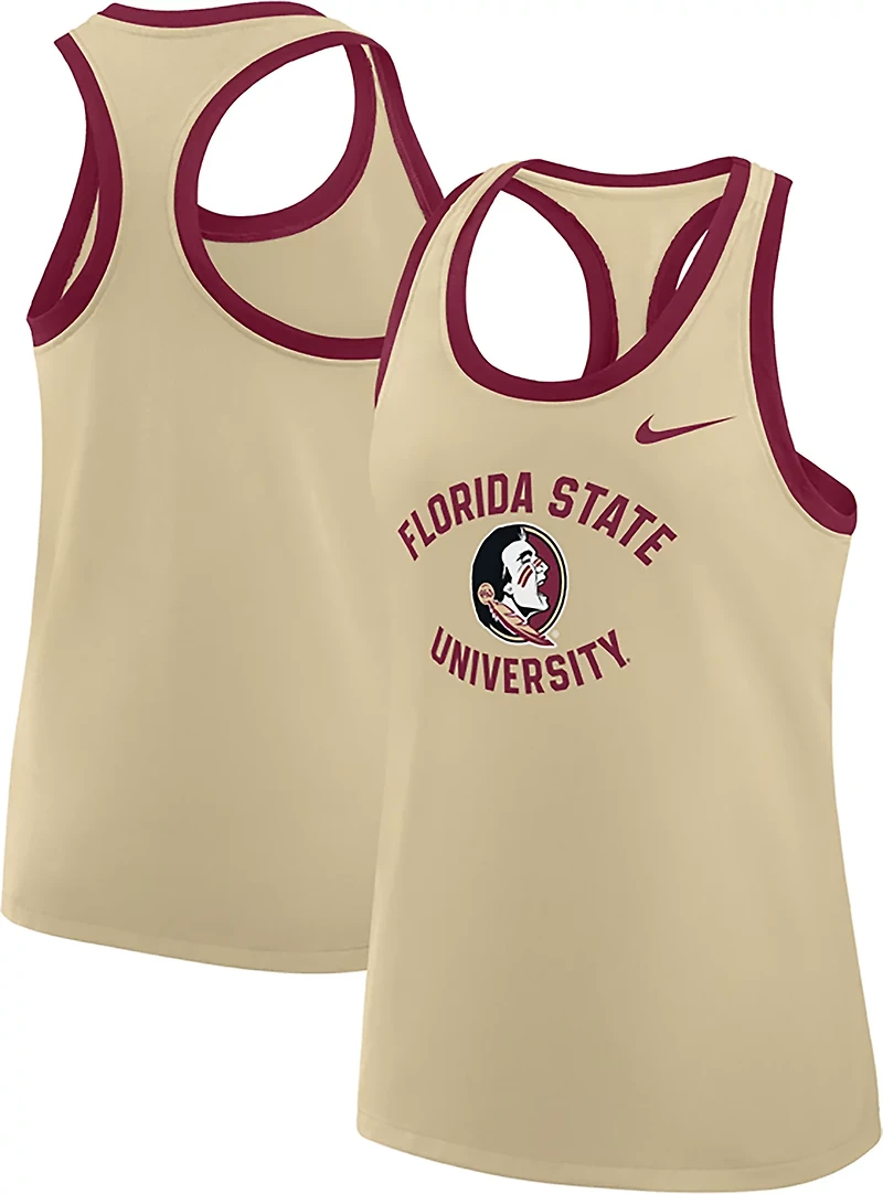 Nike Women's Florida State University School Arch Racerback Tank Top
