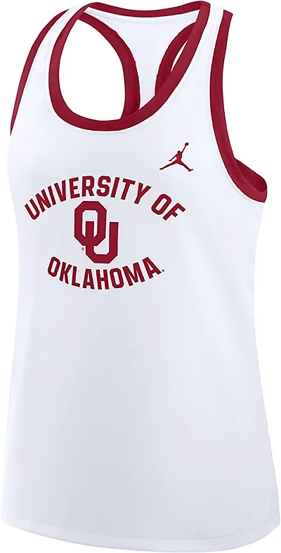 Jordan Women's University of Oklahoma School Arch Racerback Tank Top