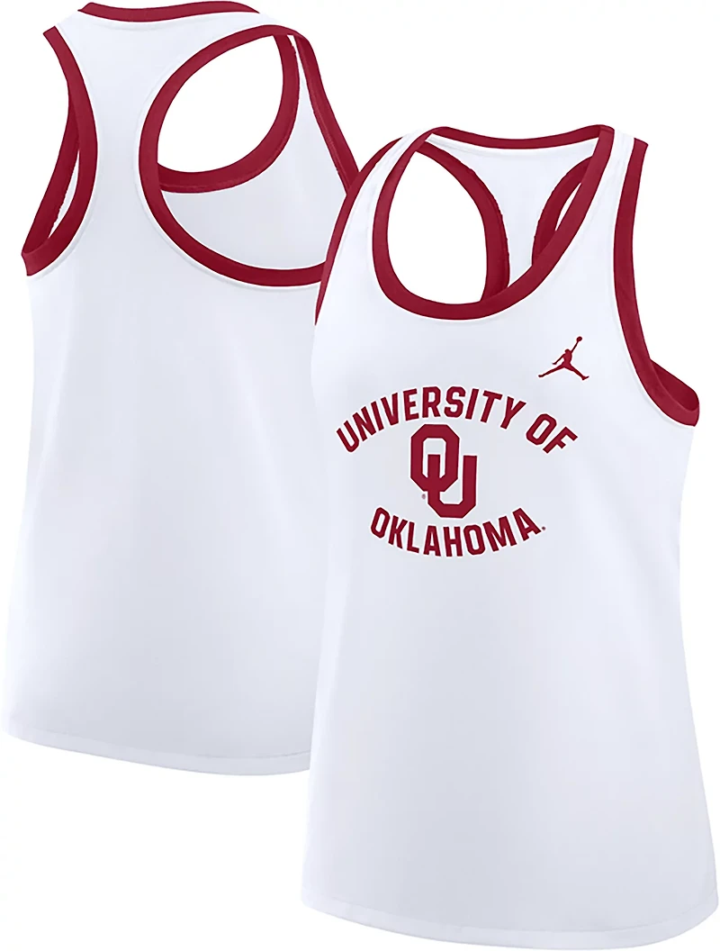 Jordan Women's University of Oklahoma School Arch Racerback Tank Top