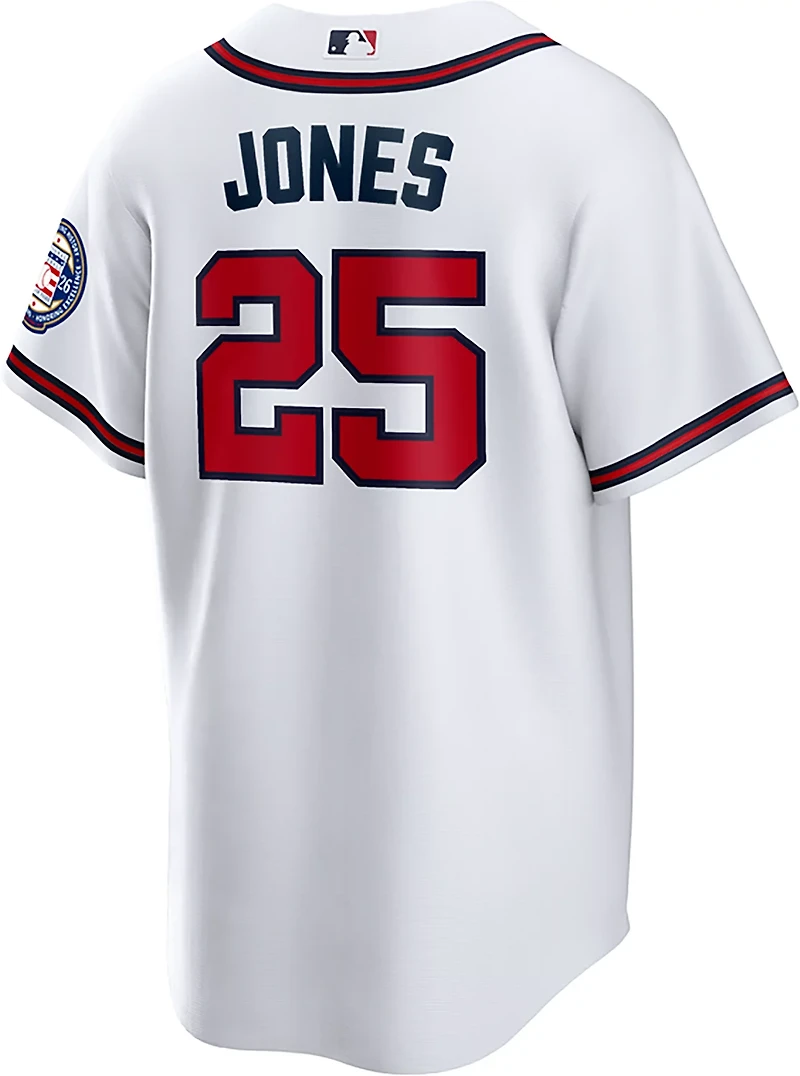 Nike Men's Atlanta Braves Hall of Fame Andruw Jones #25 Replica Home Jersey