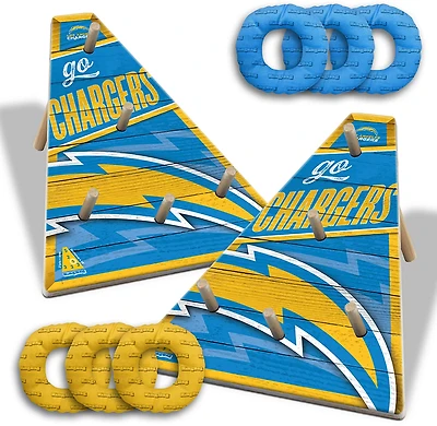 YouTheFan Los Angeles Chargers RingBag Cornhole Game