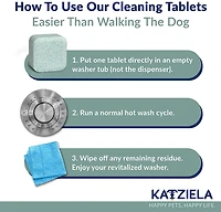 Katziela Washing Machine Cleaner Tablets 6-Pack