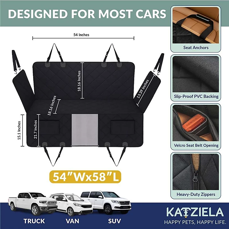 Katziela Regular Hammock Car Seat Cover