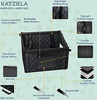 Katziela Double Dog Car Seat Large Cover