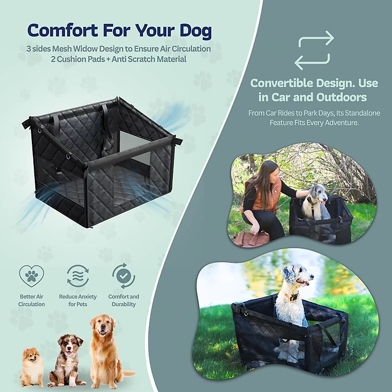 Katziela Double Dog Car Seat Large Cover