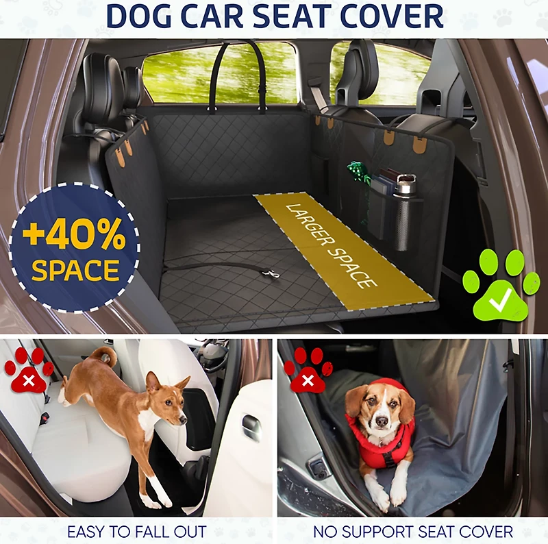 Katziela Extended Back Car Seat Cover