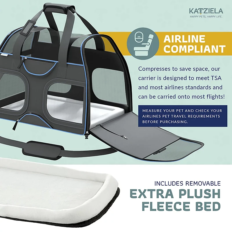 Katziela Luxury Rider Pet Carrier