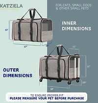 Katziela Rolling Rover Expandable Carrier