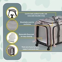 Katziela Rolling Rover Expandable Carrier