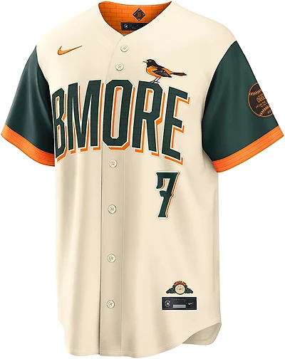 Nike Men's Baltimore Orioles Jackson Holliday 2026 Stadium City Connect Jersey