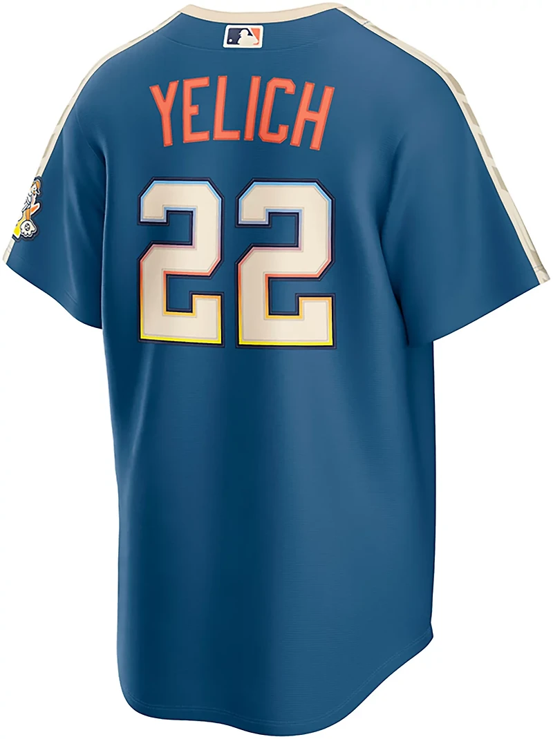 Nike Men's Milwaukee Brewers Christian Yelich 2026 Stadium City Connect Jersey