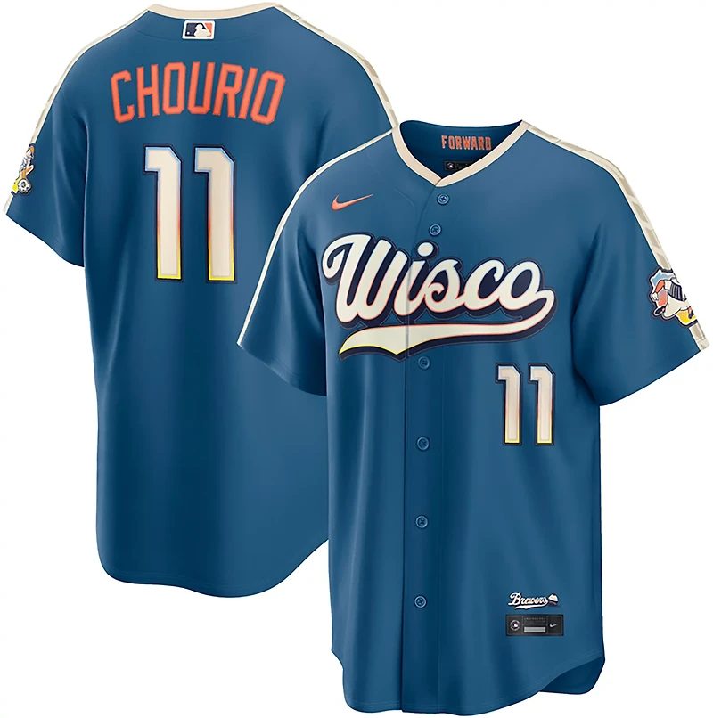 Nike Men's Milwaukee Brewers Jackson Chourio 2026 Stadium City Connect Jersey