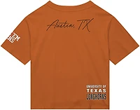 Mitchell & Ness Women's University of Texas Double Clutch Crop Boxy T-shirt