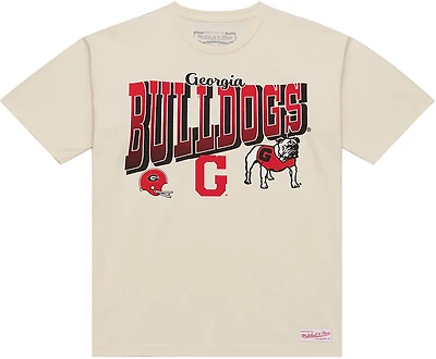 Mitchell & Ness Men's University of Georgia Team Slant Multi Logo Graphic T-shirt