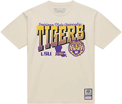 Mitchell & Ness Men's Louisiana State University Team Slant Multi Logo Graphic T-shirt