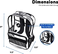 J World Clear Backpack 17.6L