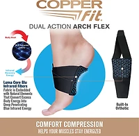 Copper Fit Dual Action Arch Relief Socks