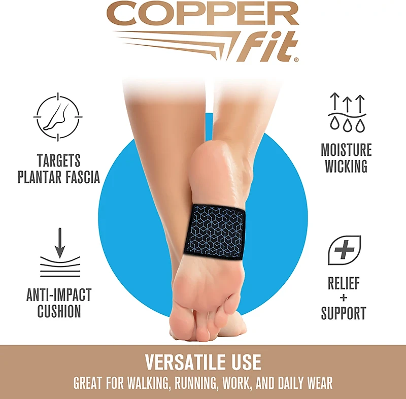 Copper Fit Dual Action Arch Relief Socks