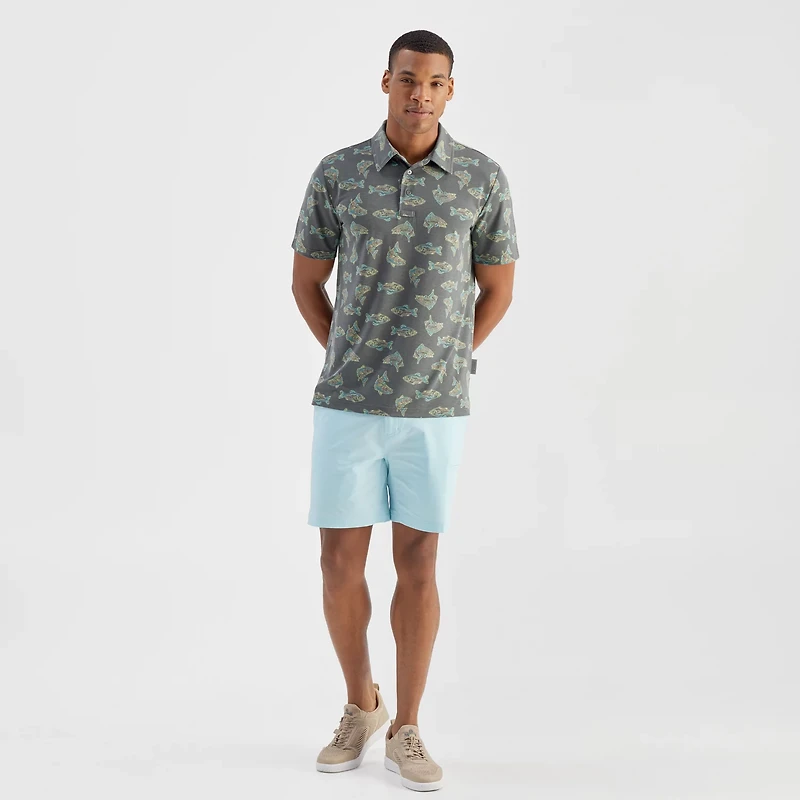 Magellan Outdoors Men's Pro Jacob Wheeler Angler Printed Polo Shirt