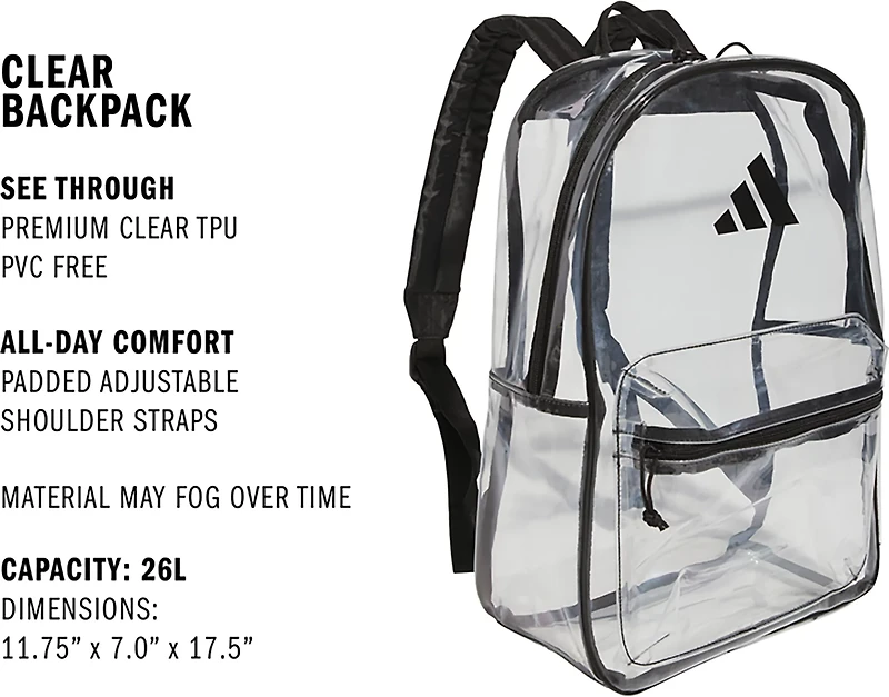 adidas Clear 2.0 Backpack