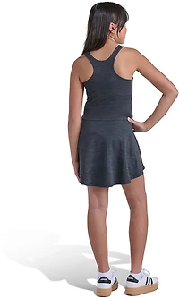 adidas Girls' Mélange Flounce Dress
