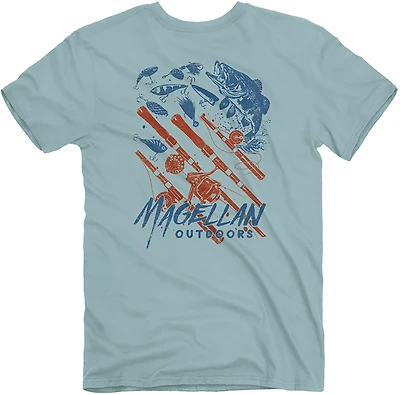 Magellan Outdoors Men's Rod and Reel Flag T-Shirt