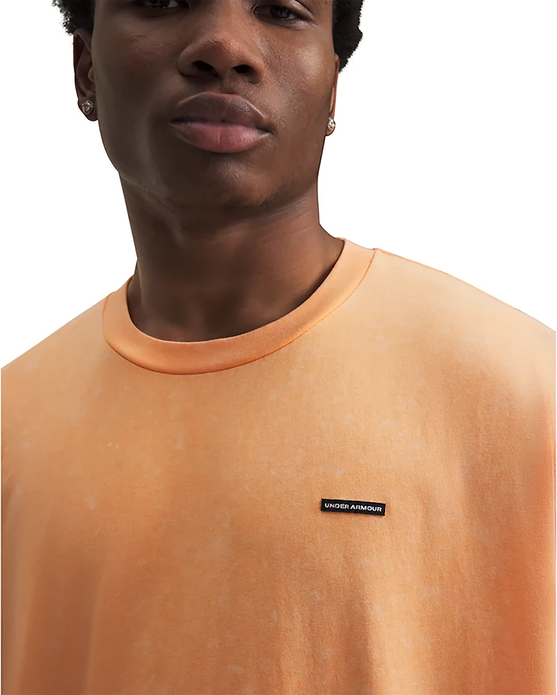 Under Armour Men's Heavyweight Logo Wash T-shirt