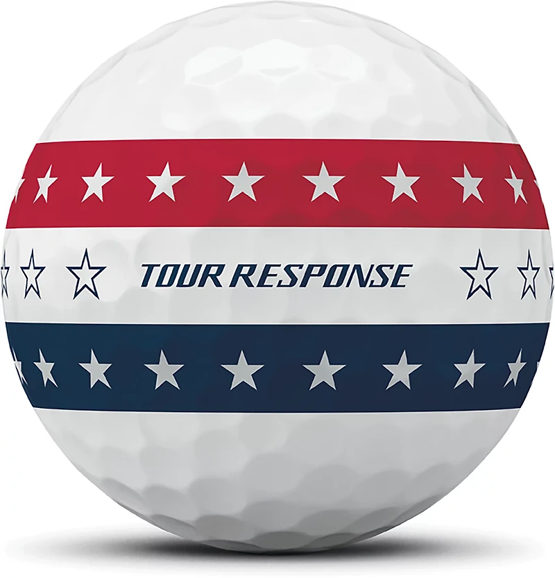 TaylorMade 2026 Tour Response Stripe USA Golf Balls 12-Pack