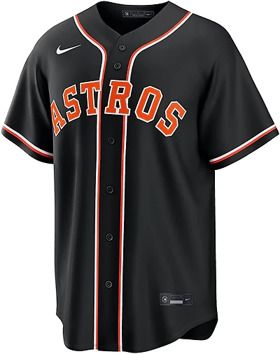 Nike Men's Houston Astros Yordan Alvarez 2026 Black Out Fashion Replica Jersey