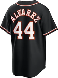 Nike Men's Houston Astros Yordan Alvarez 2026 Black Out Fashion Replica Jersey