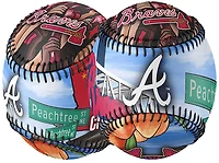 Franklin Atlanta Braves Club Culture Soft Strike Baseball