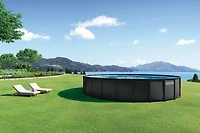 INTEX Ultra XTR 24ft x 52in Round Frame Pool Set