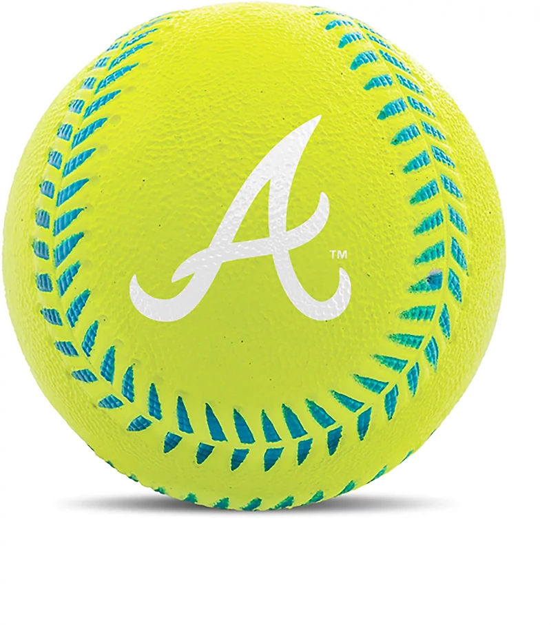 Franklin Sports Atlanta Braves Pro Bite Foam Baseball