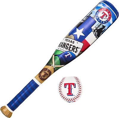 Franklin Sports Kids' MLB Texas Rangers Soft Sport Bat and Ball Set