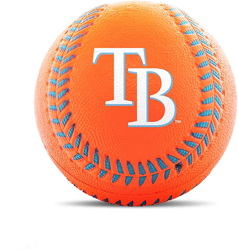 Franklin Sports MLB Tampa Bay Rays Pro-Bright Rubber Foam Baseball